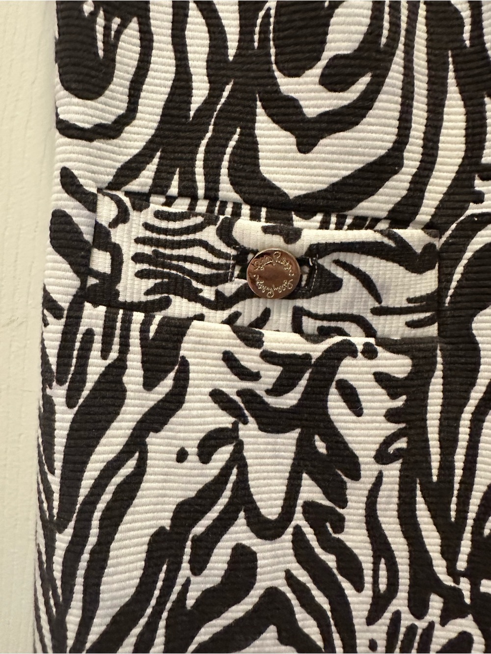 Lilly Pulitzer Layton Dress in Cameo White Full Entourage 🦓 - Picture 3 of 10